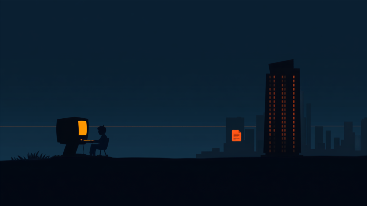デロイトの政府報告書AIハルシネーション事件と1966年ELIZAの原点をつなぐイメージ